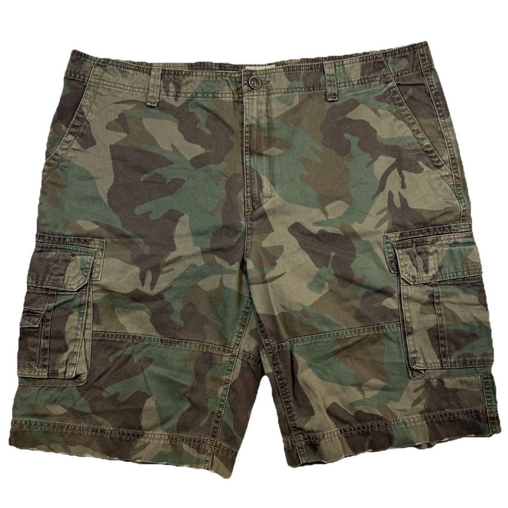 Public Opinion Men's 42W Camouflage Utility Cargo Belted Short Military Normcore